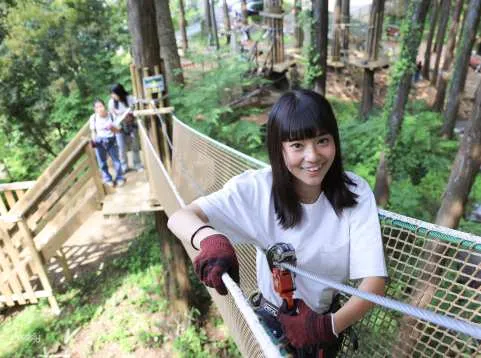 Just an hour from Tokyo! Experience ziplining in a forest with 300-year-old trees! [Forest Adventure Odawara]
