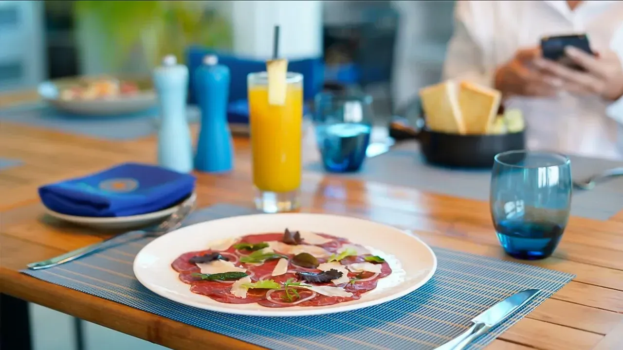 Dining in Anantara World Islands Dubai Resort with Boat Ride